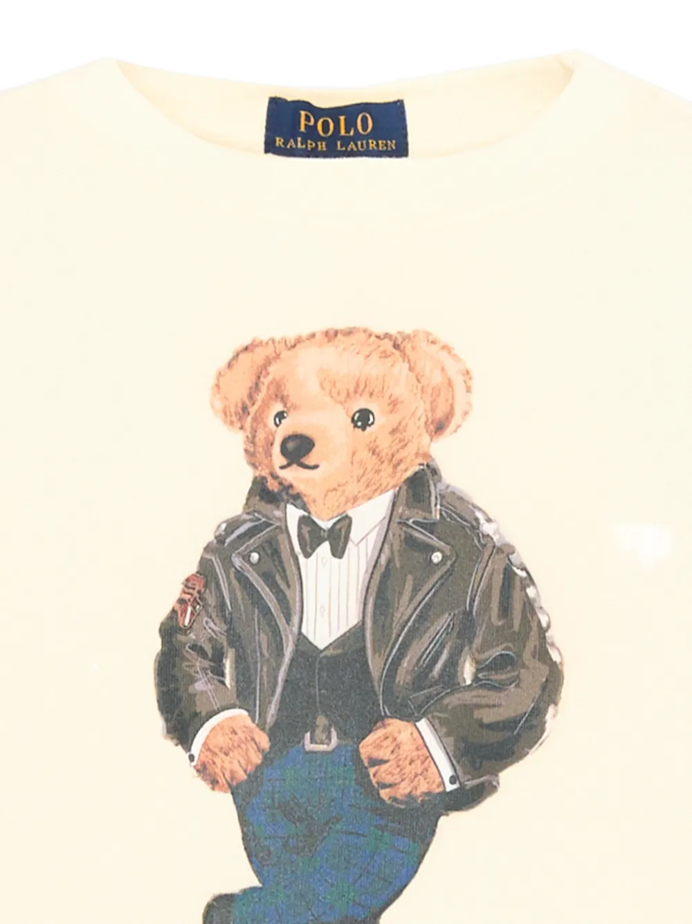 POLO RALPH LAUREN KIDS Polo Bear sweatshirt Beige