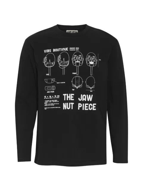 Henrik Vibskov graphic-print long-sleeve T-shirt