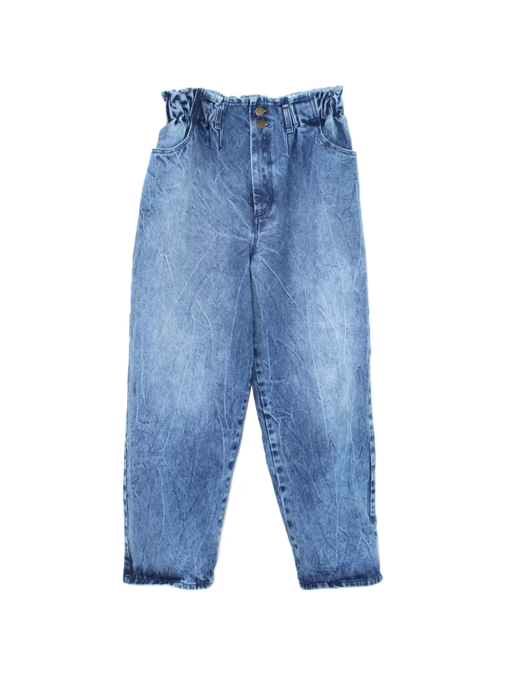 Anntian stonewashed tapered jeans - Blu