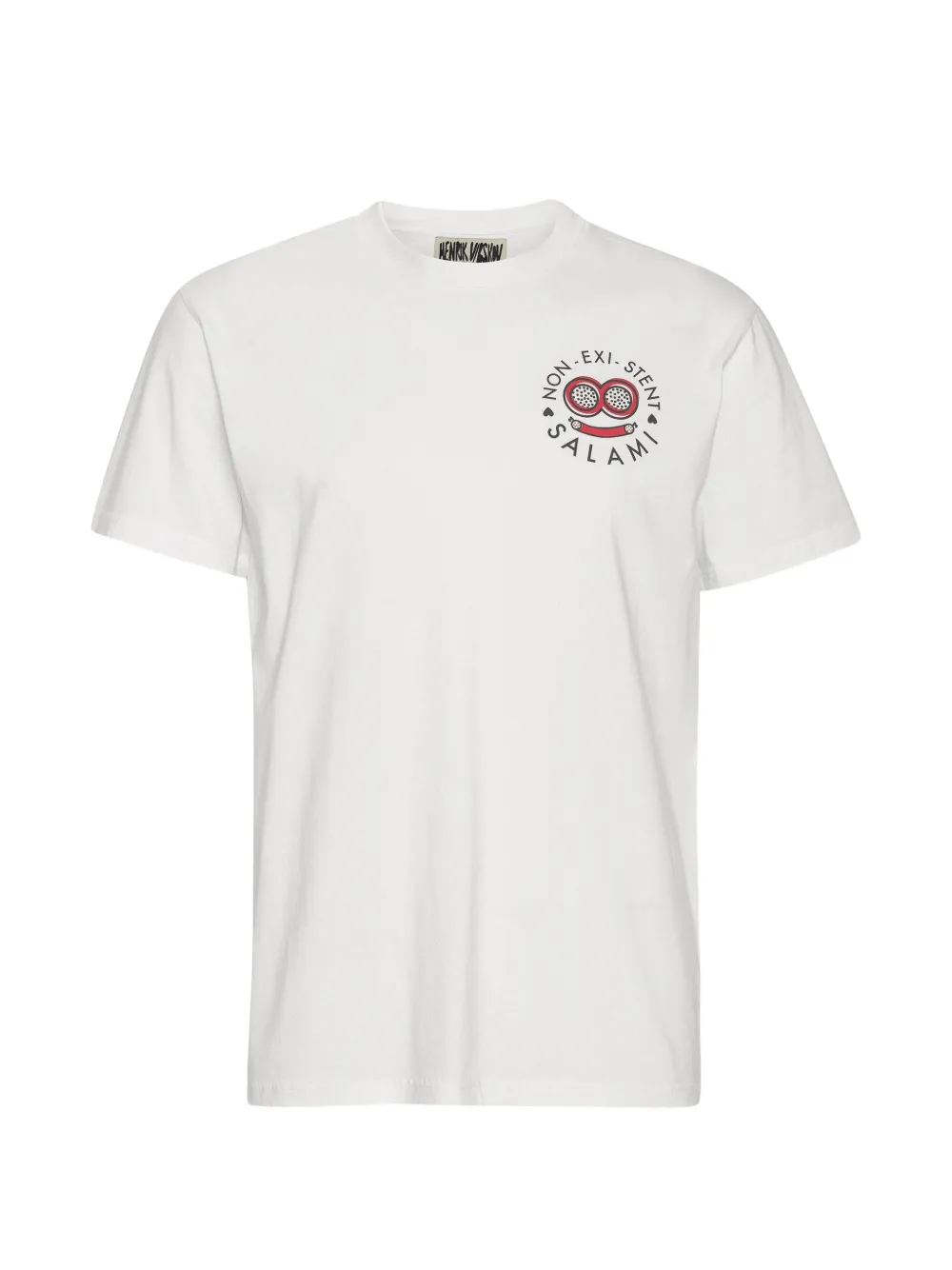Henrik Vibskov Salami graphic-print T-shirt - Blanc Henrik Vibskov Salami graphic-print T-shirt - Blanc