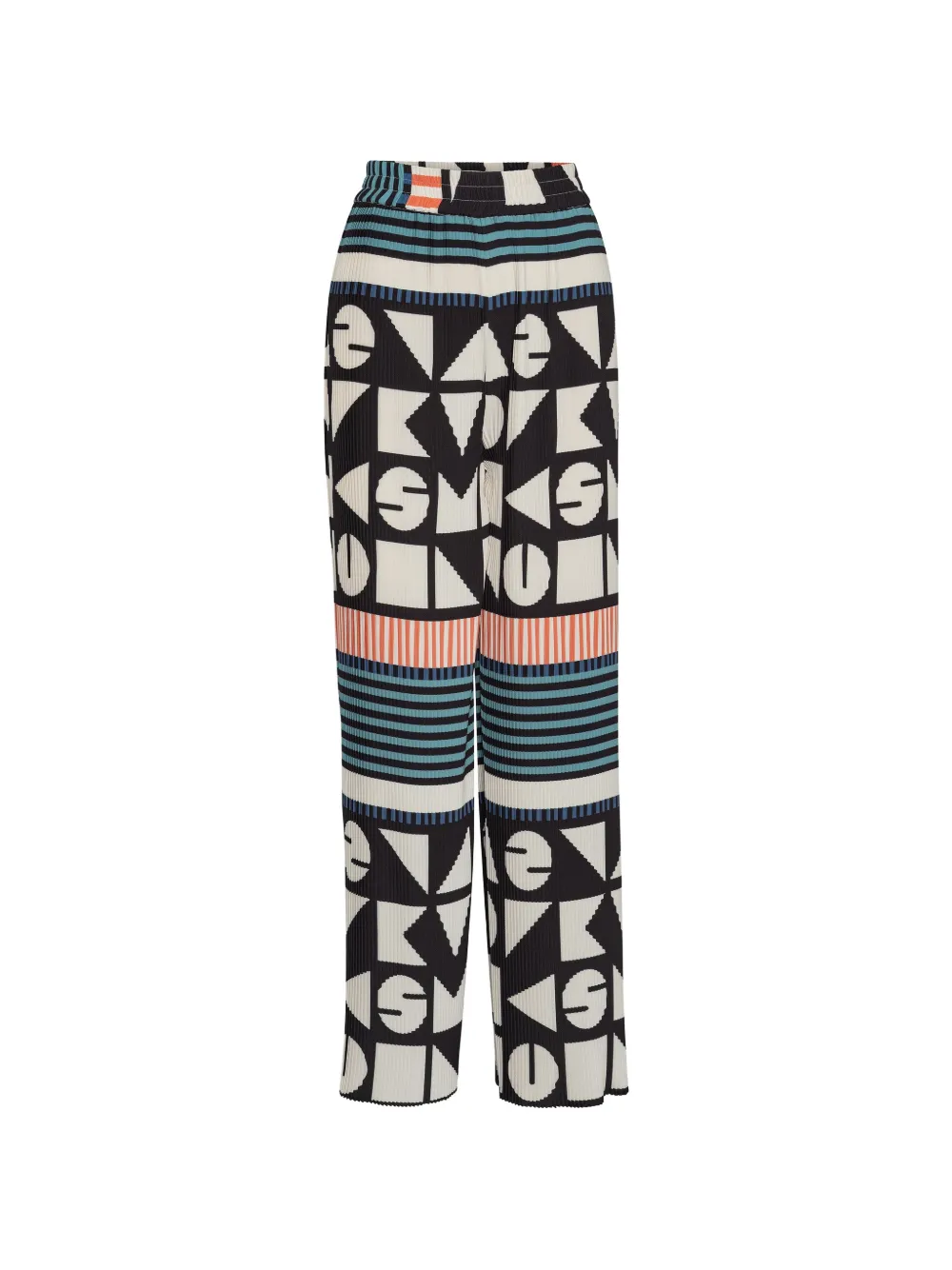 Henrik Vibskov Silhouette Plisse pleated trousers Zwart