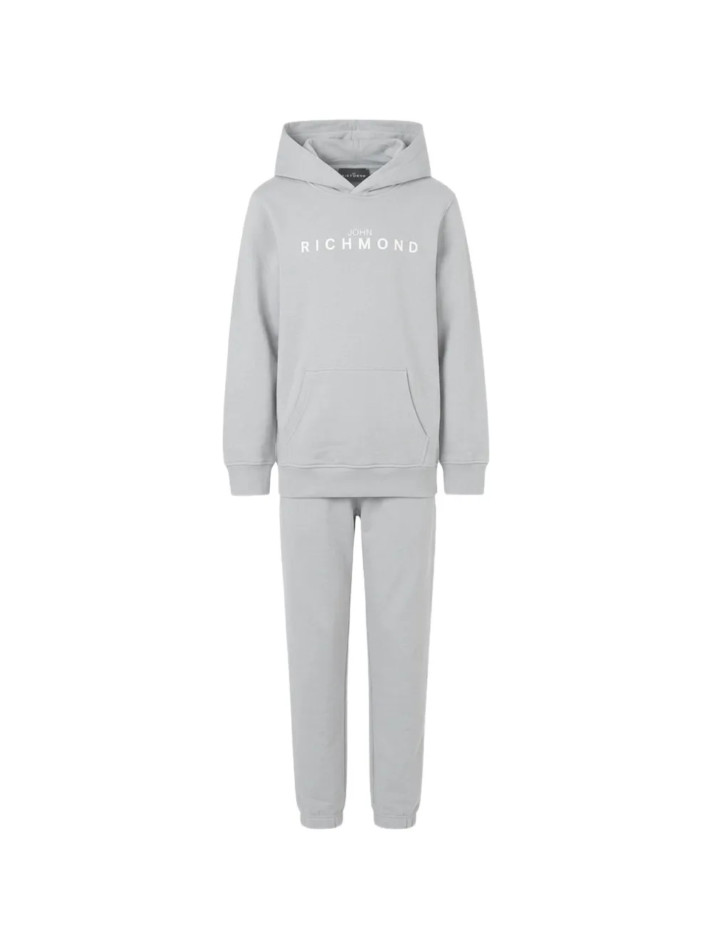 John Richmond Junior Tuta sportiva con stampa - Grigio