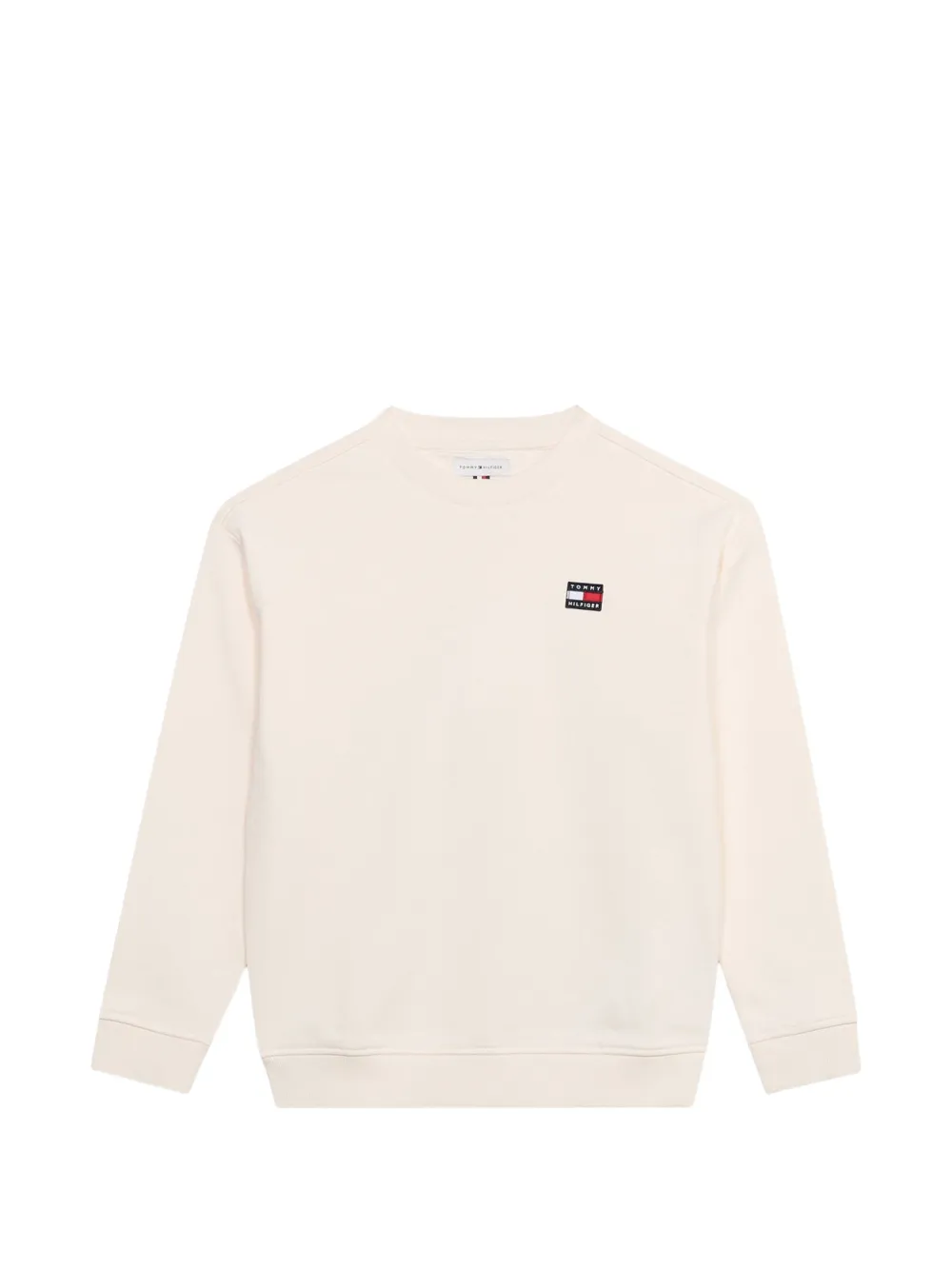 Tommy Hilfiger Junior Felpa Badge con logo - Toni neutri