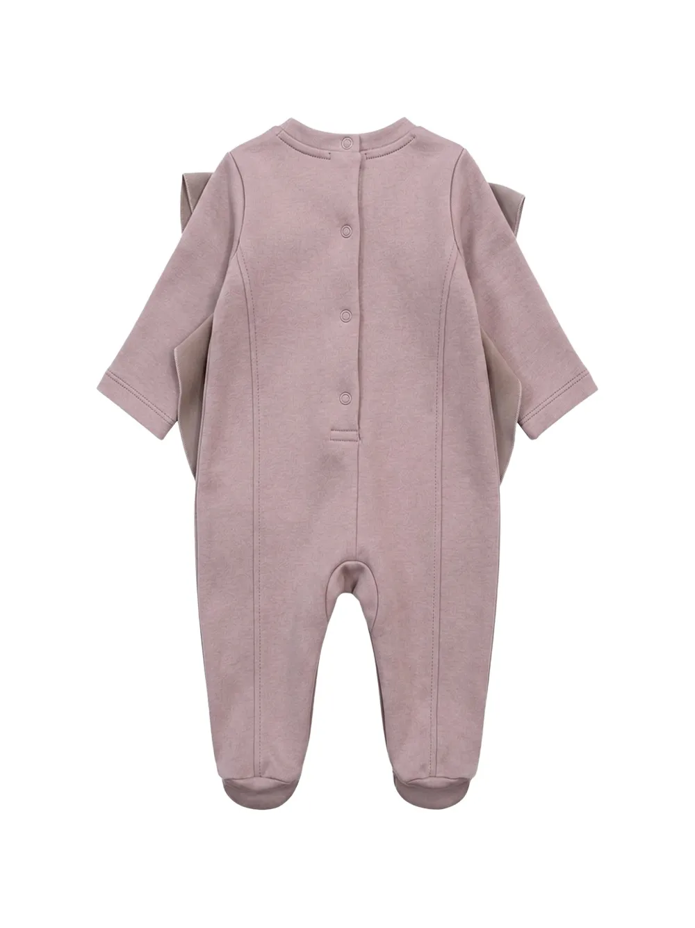 Elisabetta Franchi Kids Slaappak met strik-detail en voetjes Roze