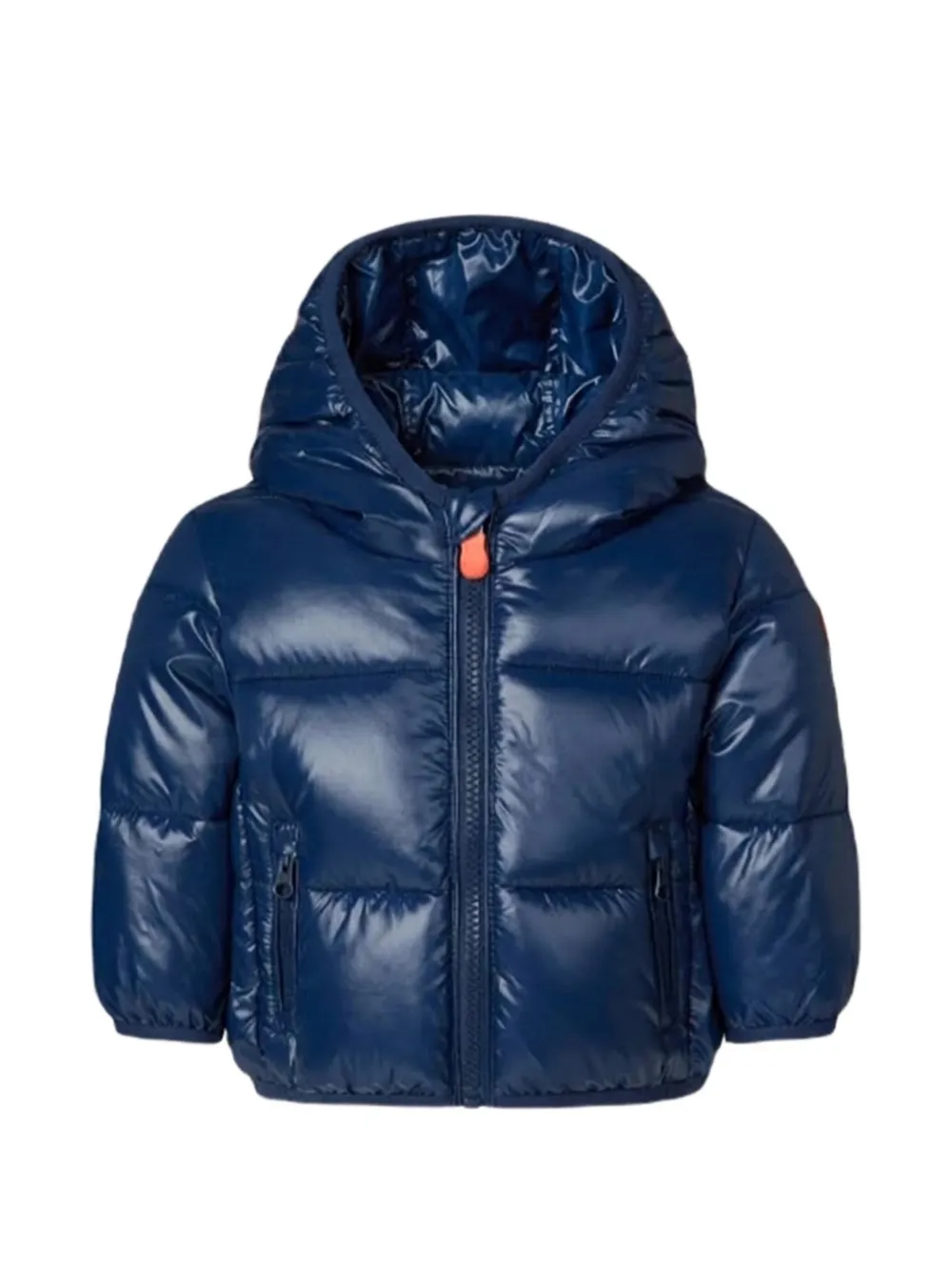 Save The Duck Kids hooded padded jacket Blauw