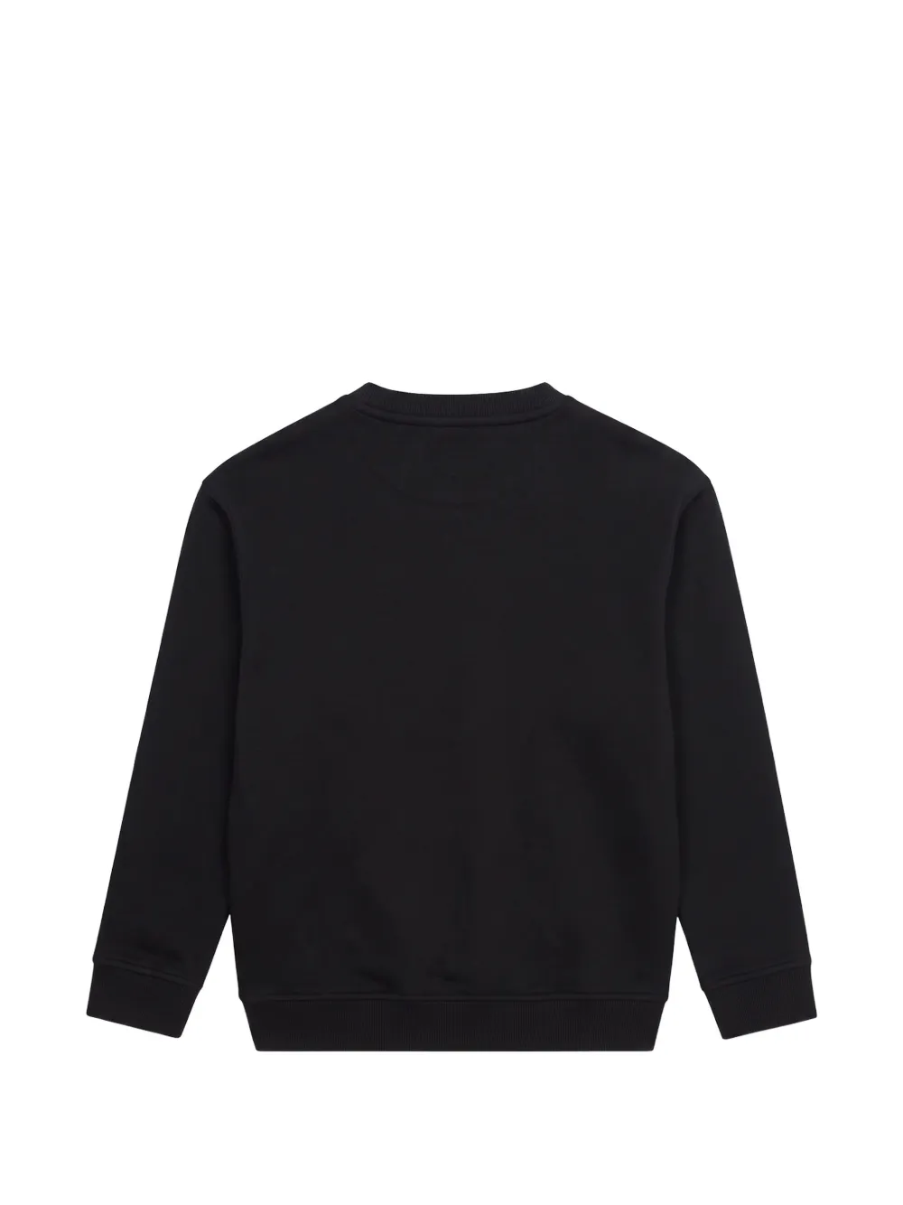 Tommy Hilfiger Junior Badge sweater met ronde hals Zwart