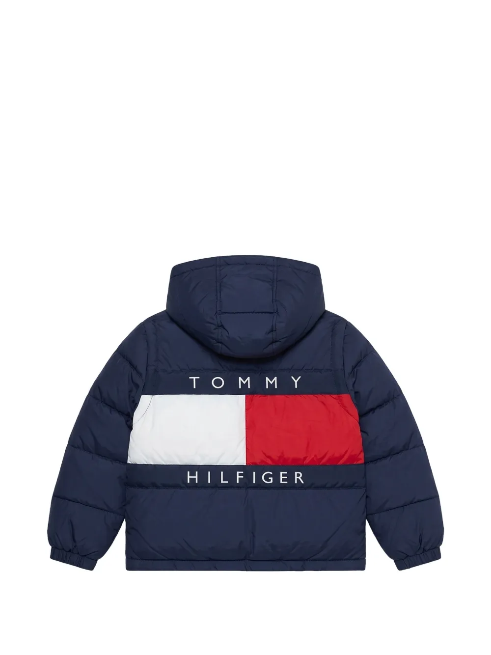 Tommy Hilfiger Junior Heritage ripstop puffer jacket Blauw