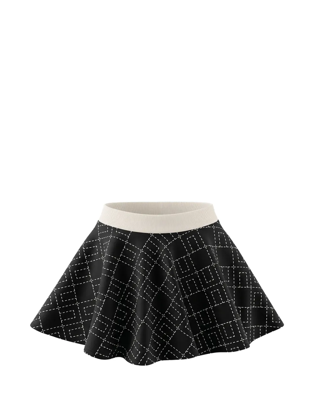 Elisabetta Franchi Kids Gonna svasata - Nero