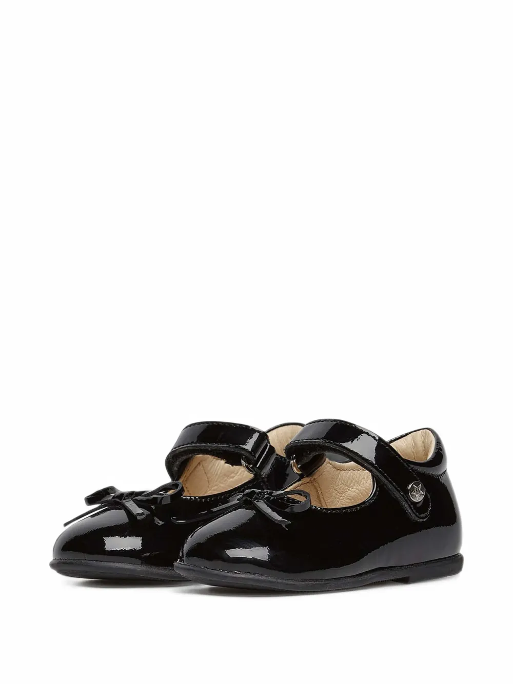 NATURINO patent leather ballet flats - Nero