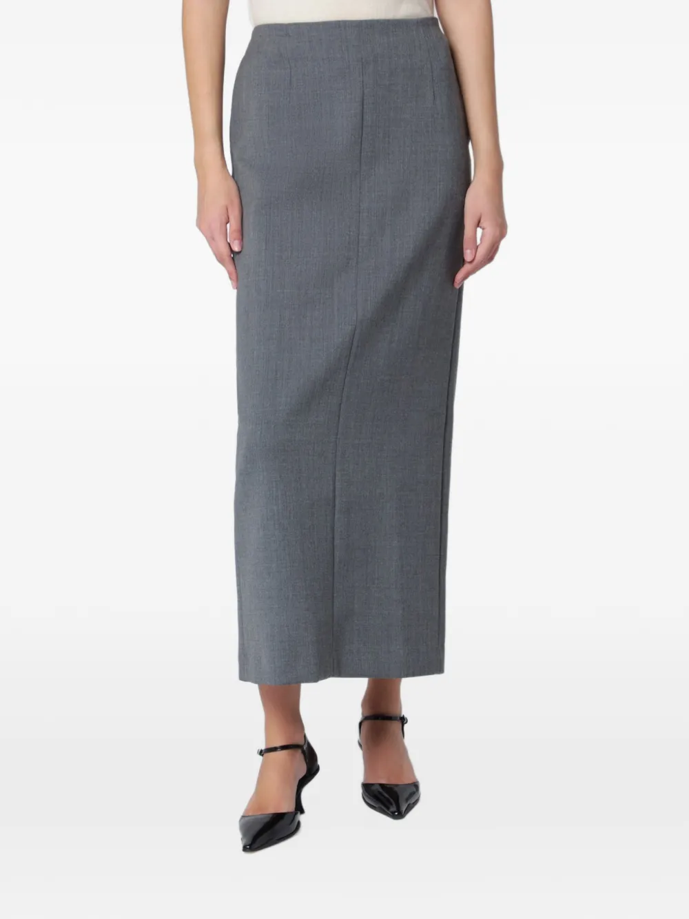 Almada Label Bay maxi skirt - Grau