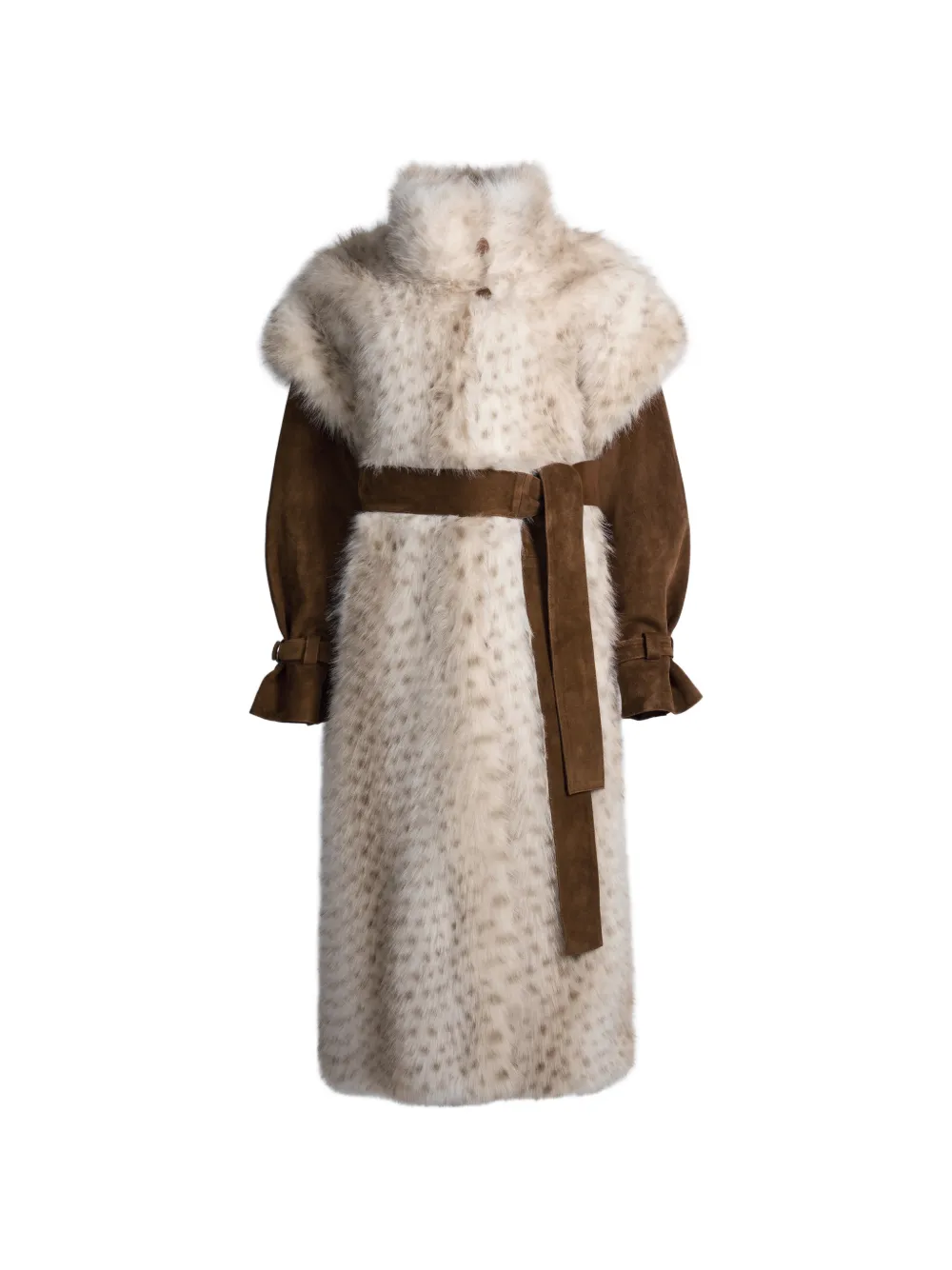 ducie Cappotto Harper in pelliccia sintetica - Toni neutri