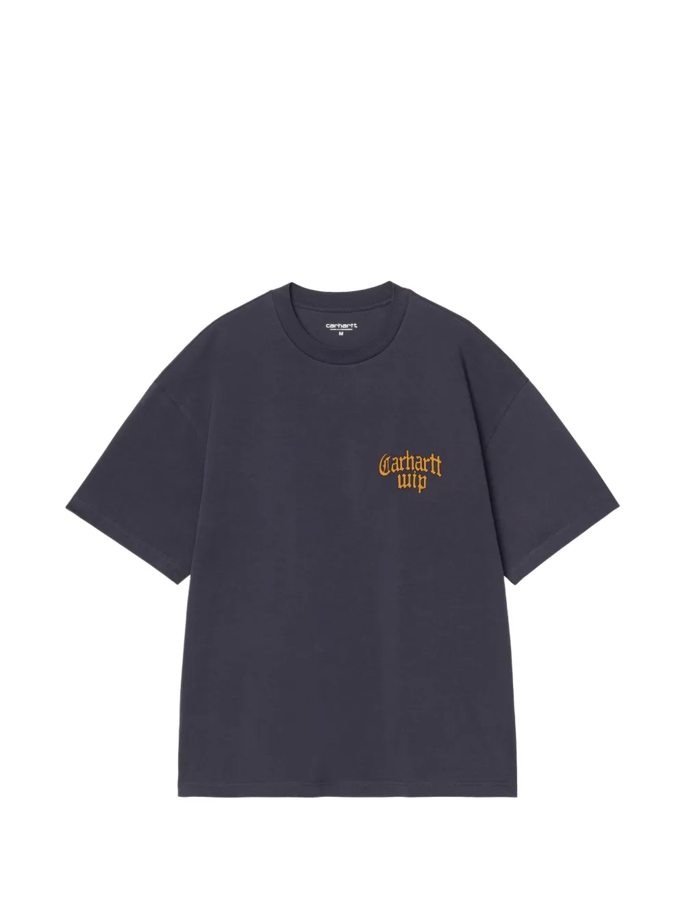 Carhartt WIP S S Blackletter T-Shirt Blauw