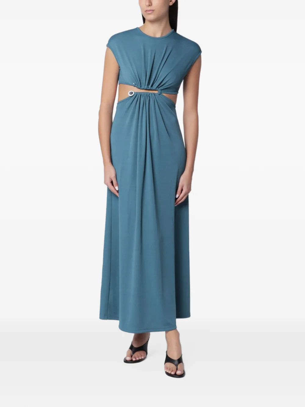 Christopher Esber Droplet Crystal maxi dress - Blue
