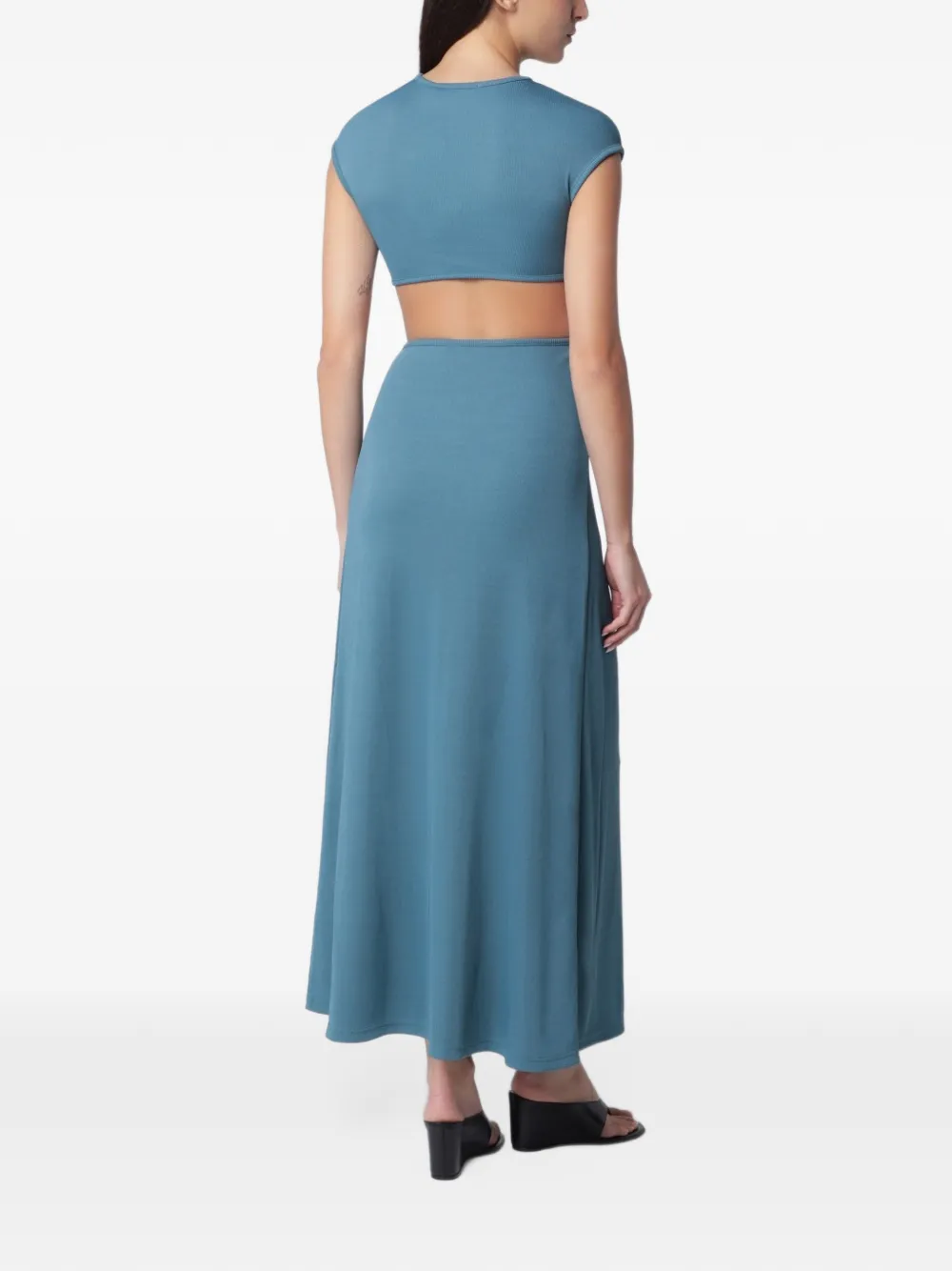 Christopher Esber Droplet Crystal maxi dress Blauw