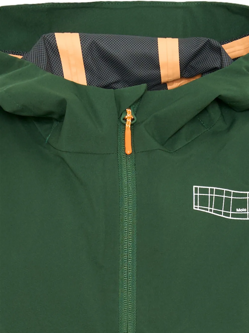 Molo hooded windbreaker jacket Groen
