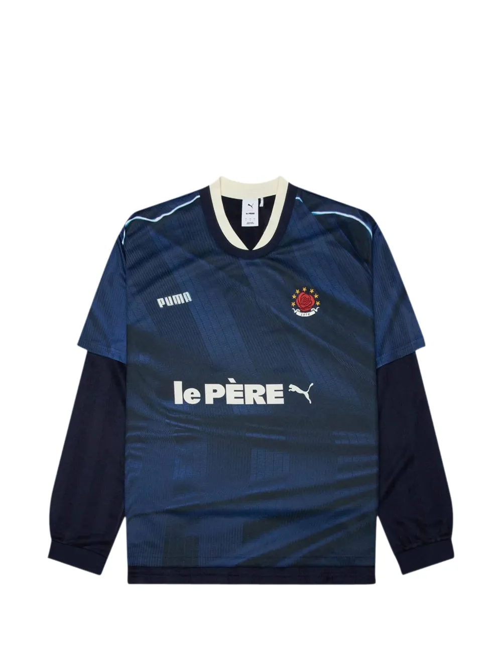 PUMA x Le Père double-layer relaxed jersey sweatshirt - Blu