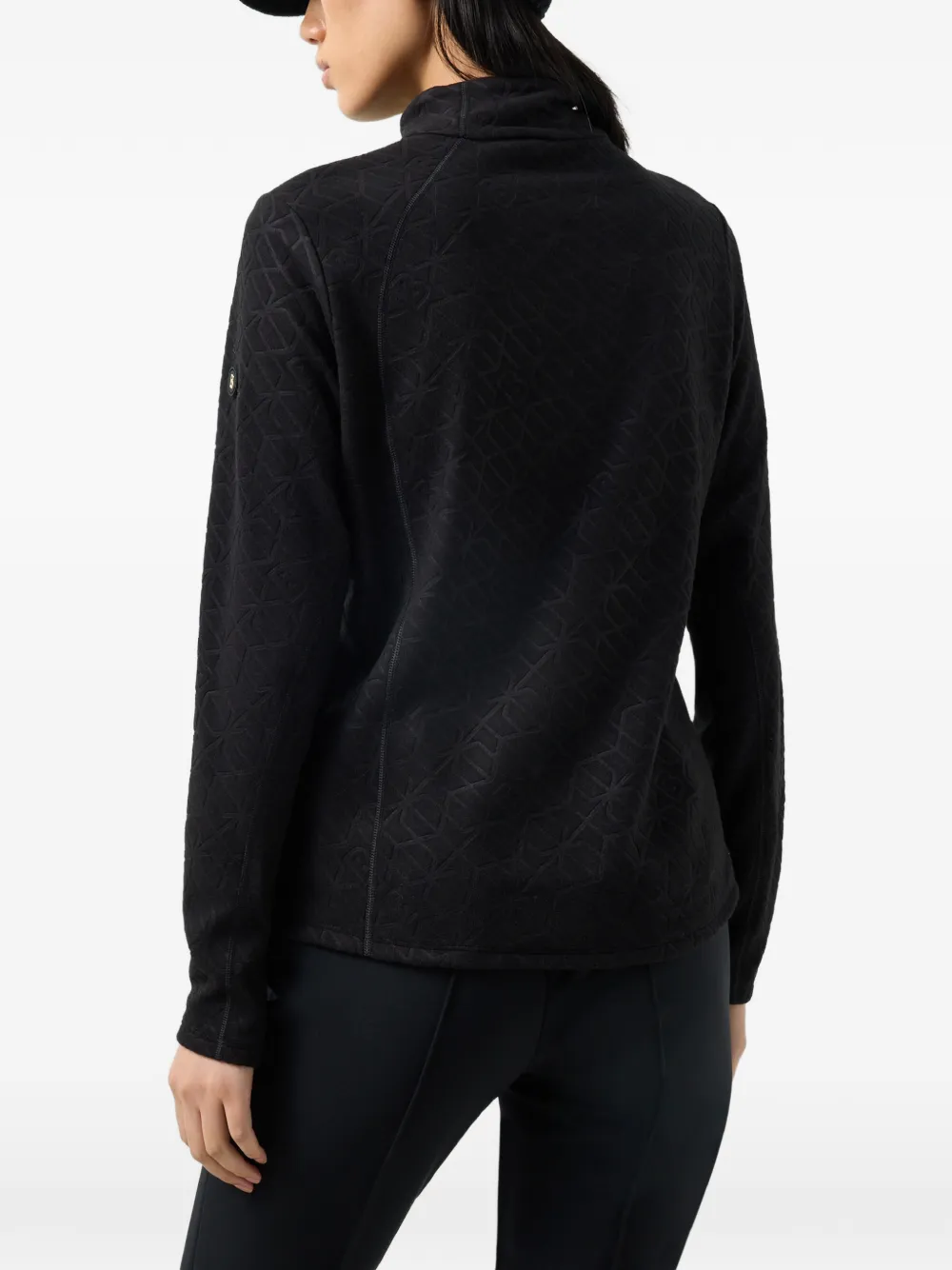 BOGNER Medita top met kwartrits Zwart