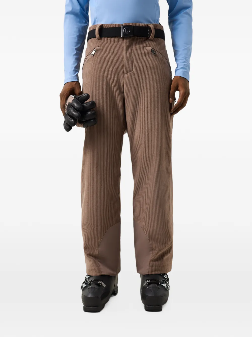 BOGNER Corven corduroy-effect ski pants - Braun