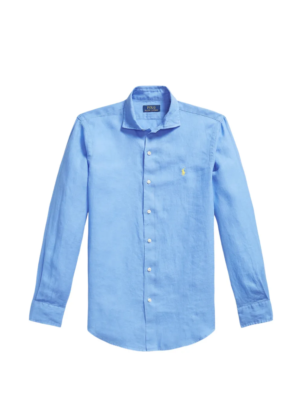 Polo Ralph Lauren Pony motif linen shirt Blauw