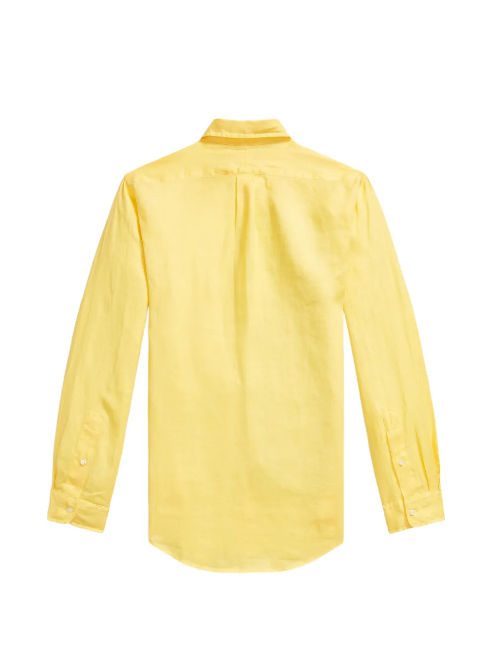 Polo Ralph Lauren button-down linen shirt Geel