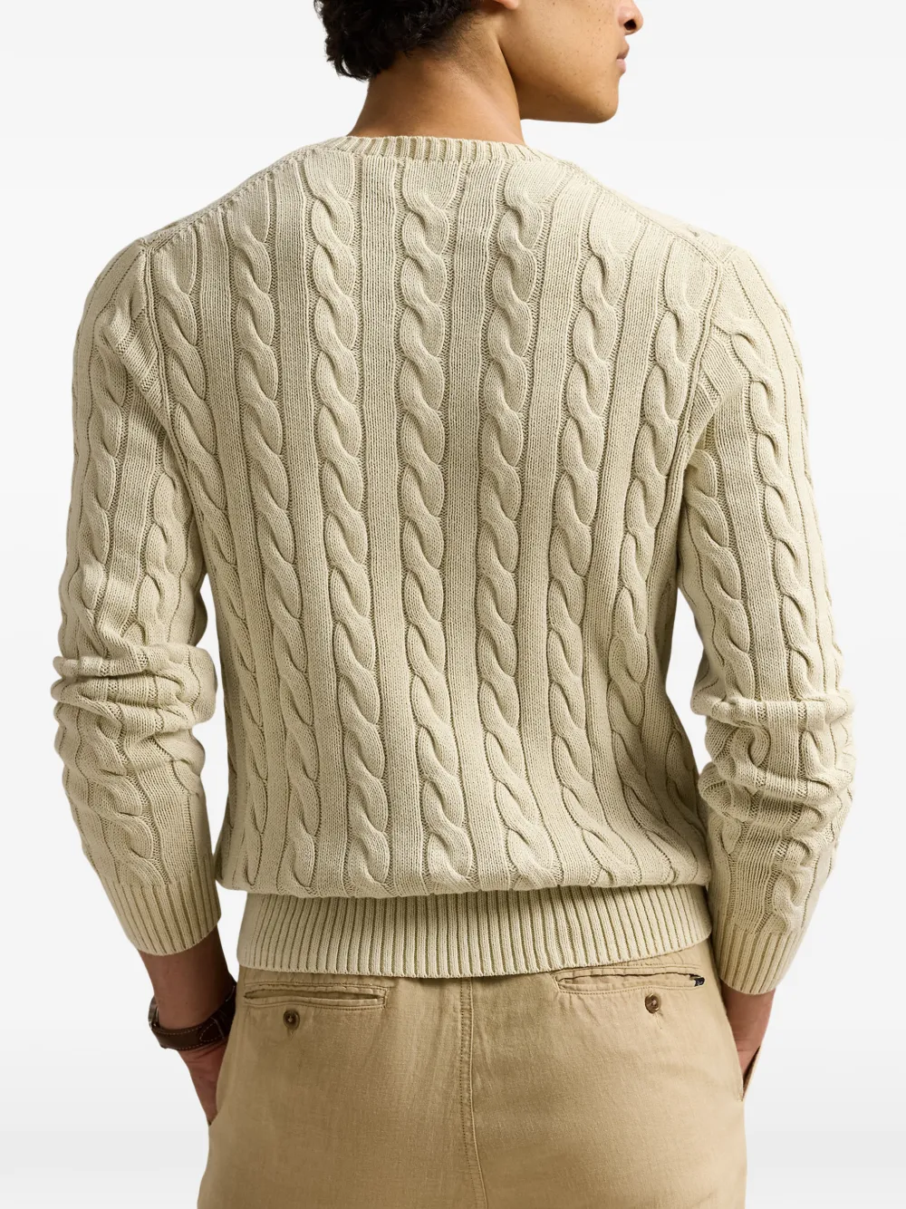 Polo Ralph Lauren cable-knit sweater Beige