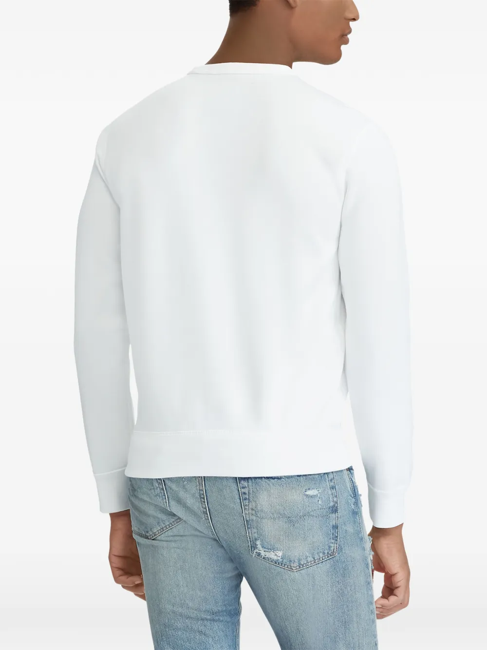 Polo Ralph Lauren Sweater met geborduurd logo Wit