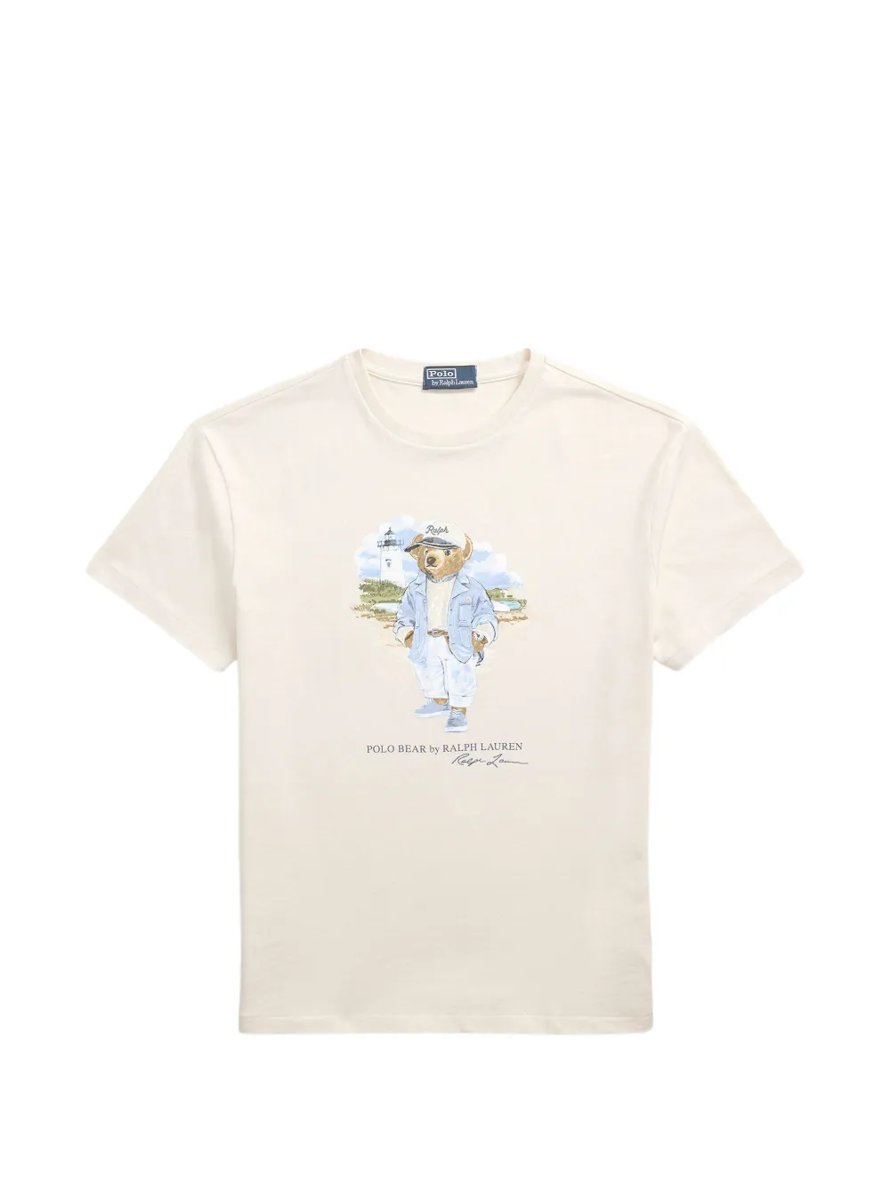 Polo Ralph Lauren Polo Bear graphic-print T-shirt Beige