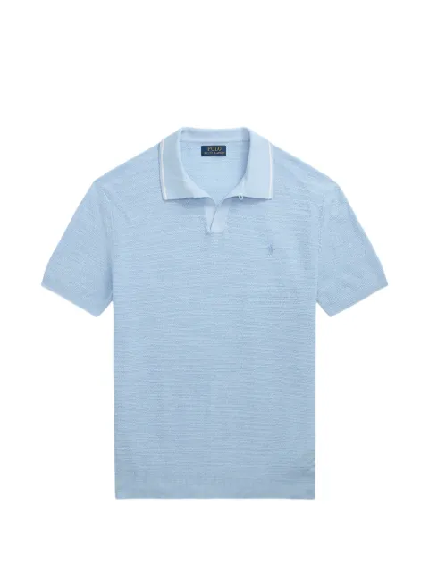 Polo Ralph Lauren textured-knit polo T-shirt