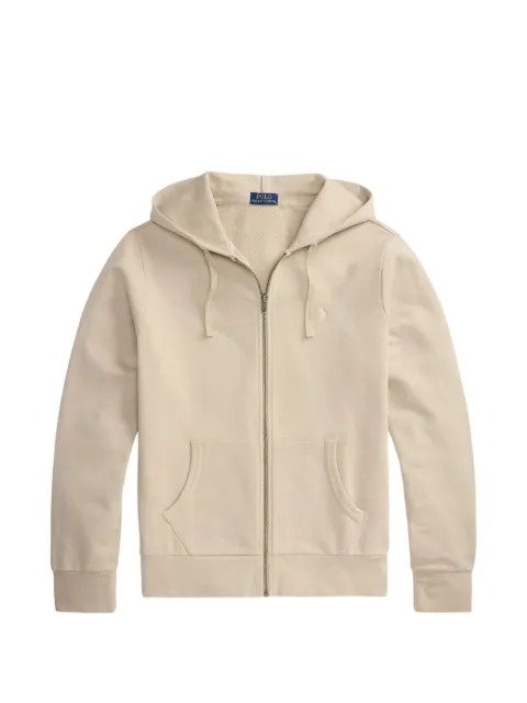 Polo Ralph Lauren zip-up logo-embroidered hoodie