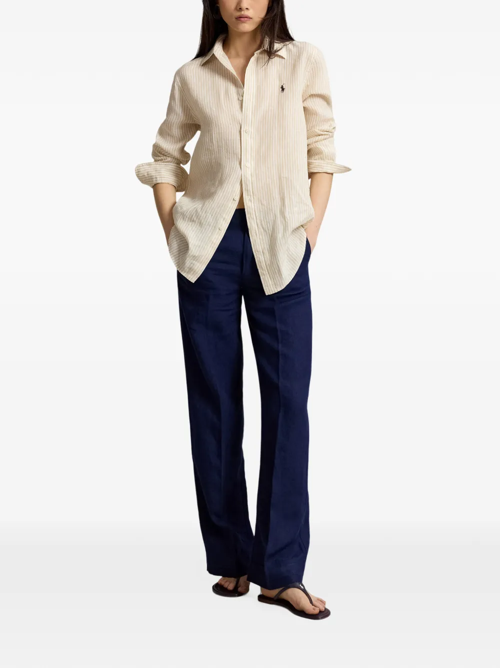 Polo Ralph Lauren straight-leg trousers Blauw