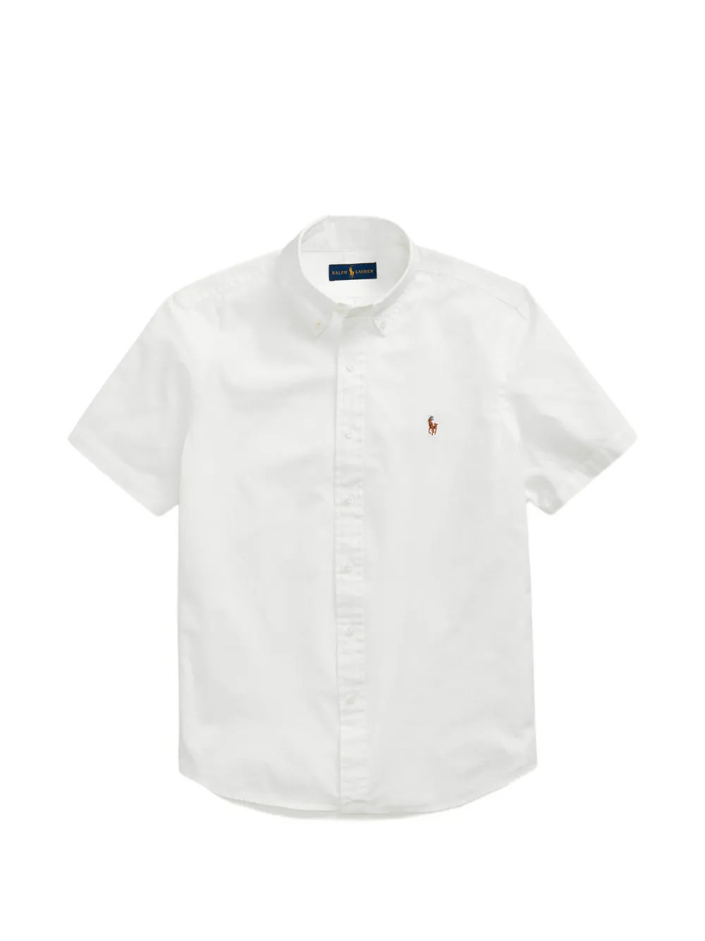 Polo Ralph Lauren button-down short-sleeve shirt Wit