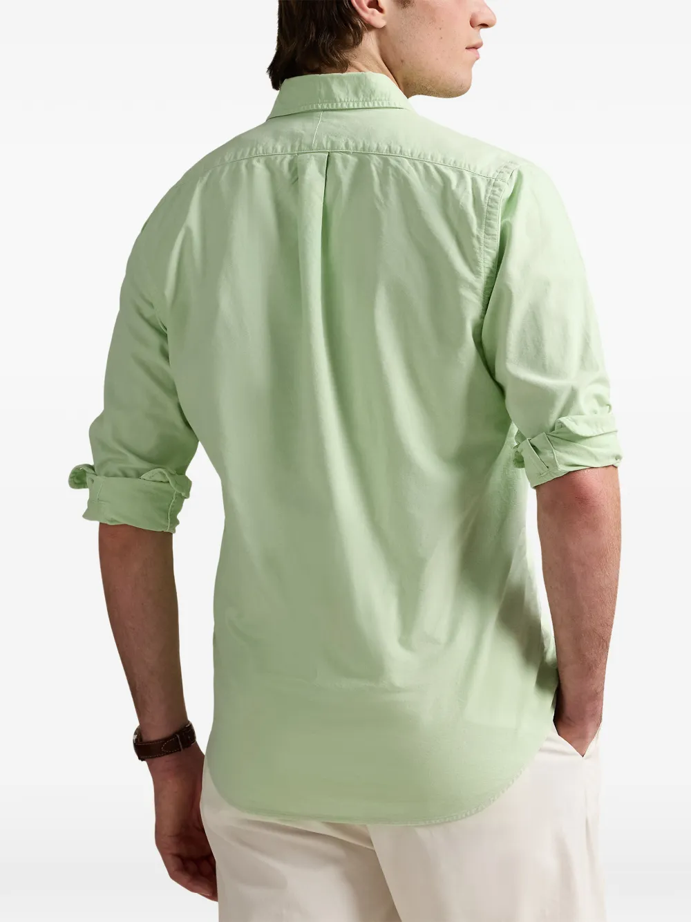 Polo Ralph Lauren Overhemd met geborduurd logo Groen