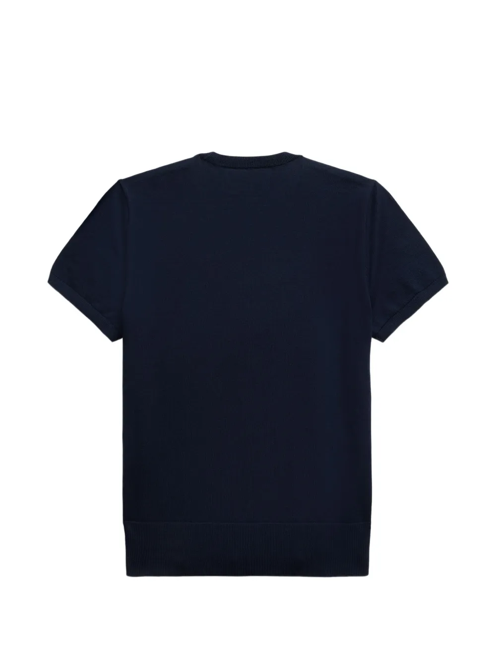 Polo Ralph Lauren short-sleeve logo-embroidered T-shirt Blauw