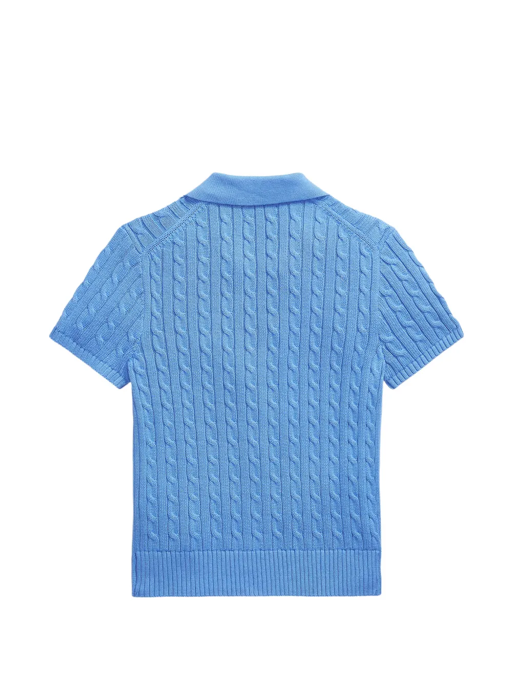 Polo Ralph Lauren cable-knit button-up cardigan Blauw