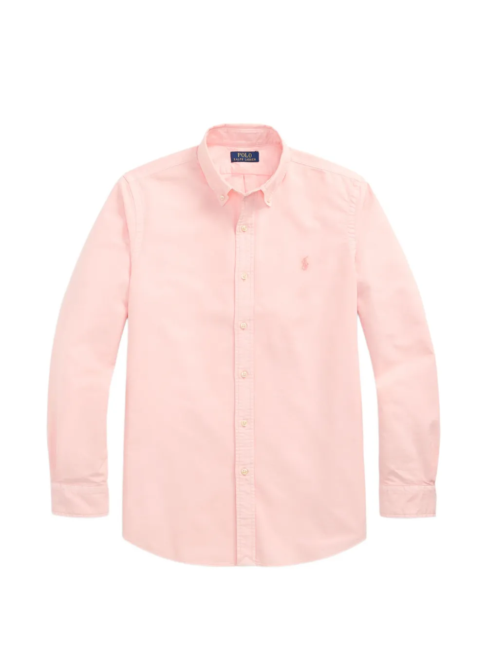 Polo Ralph Lauren logo-embroidered shirt Roze