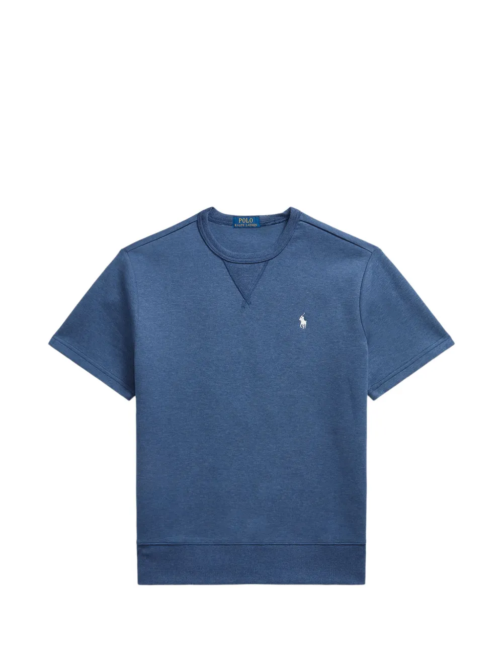 Polo Ralph Lauren logo-embroidered short-sleeve T-shirt - Blau