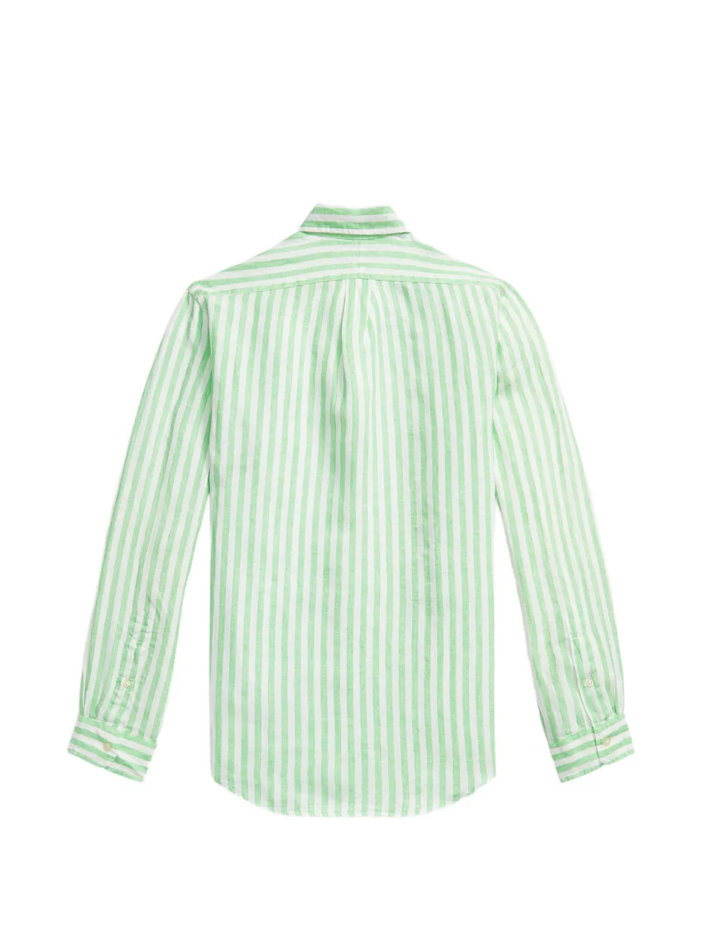 Polo Ralph Lauren striped linen shirt Groen