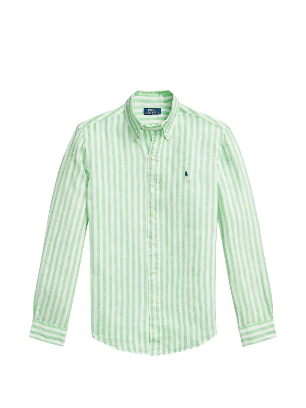 Polo Ralph Lauren striped linen shirt - Grün
