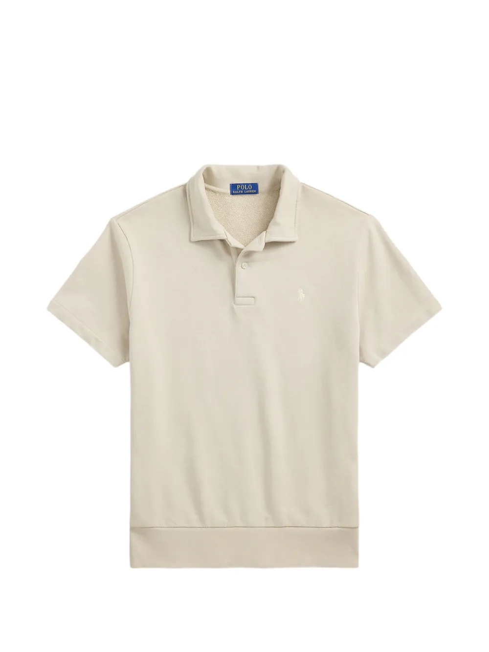 Polo Ralph Lauren logo-embroidered short-sleeve polo shirt Beige