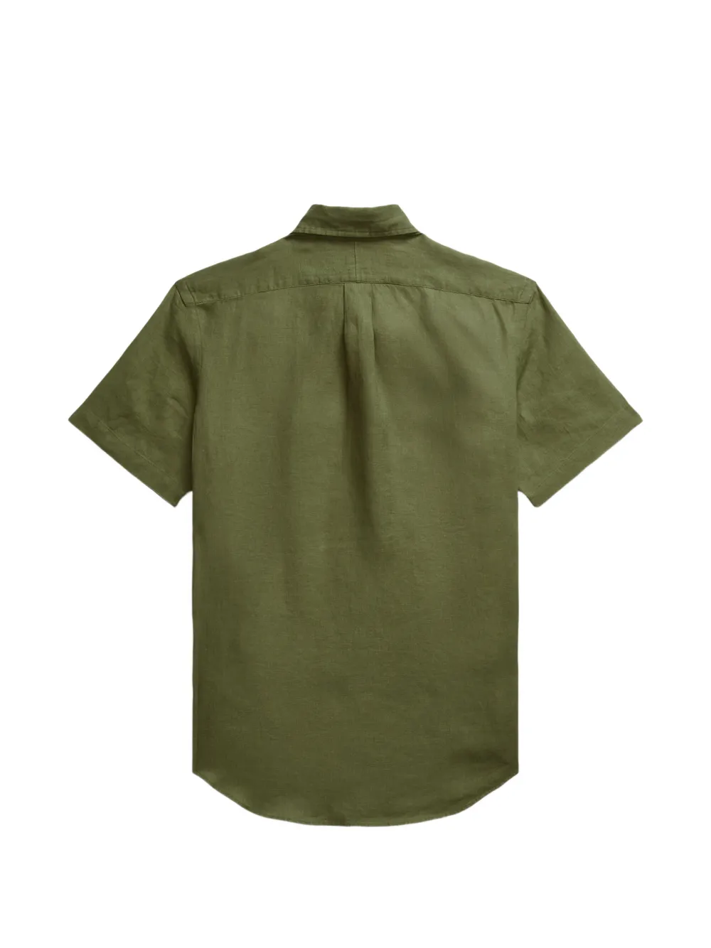 Polo Ralph Lauren short-sleeve linen shirt Groen