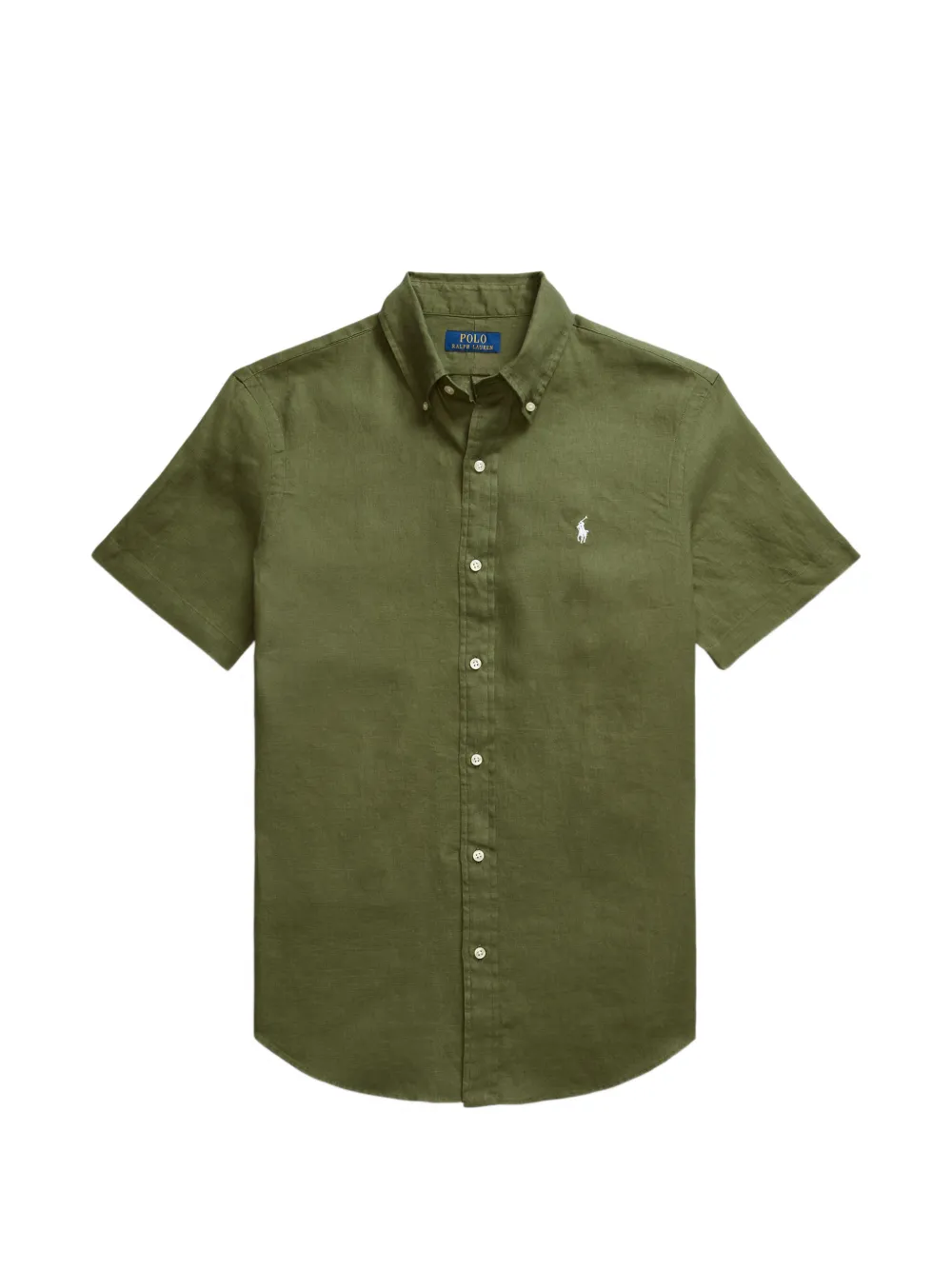 Polo Ralph Lauren short-sleeve linen shirt Groen