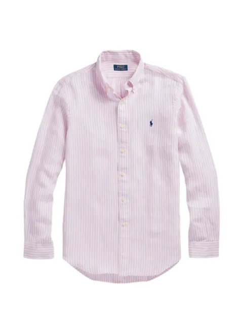 Polo Ralph Lauren vertical-stripe linen shirt