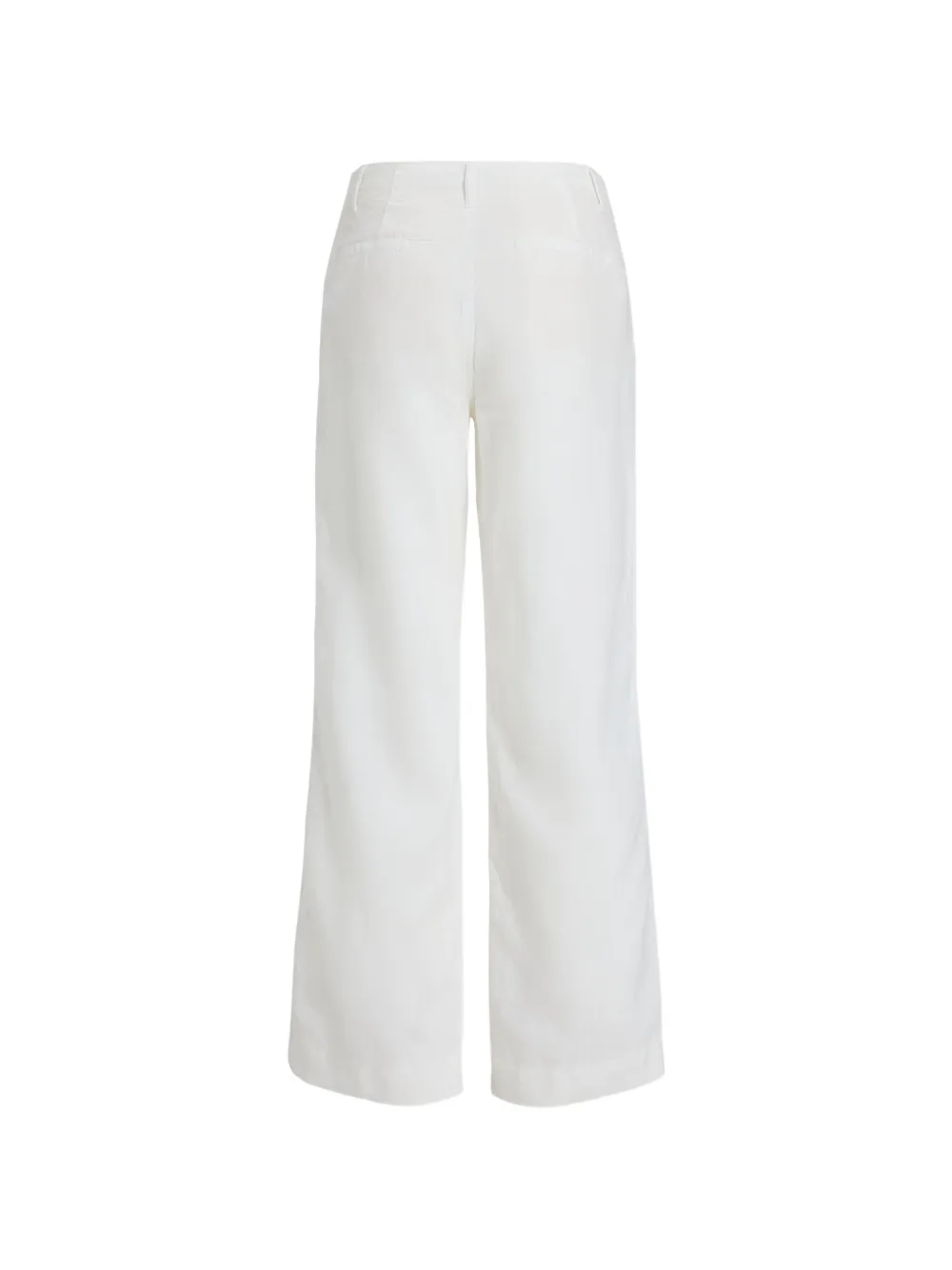 Polo Ralph Lauren linen wide-leg trousers Wit