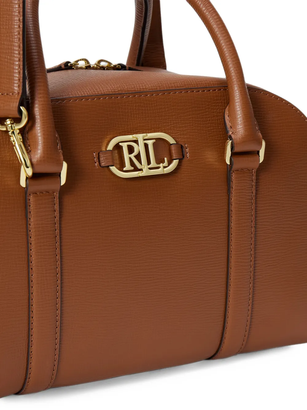 Lauren Ralph Lauren Shopper met logoplakkaat Bruin