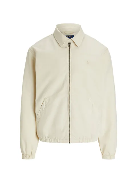 Polo Ralph Lauren logo-embroidered zip-up jacket