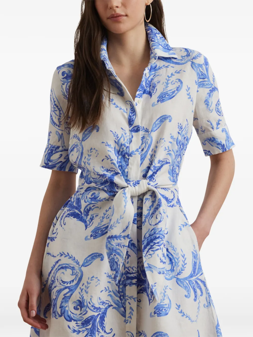 Lauren Ralph Lauren paisley-print dress Wit