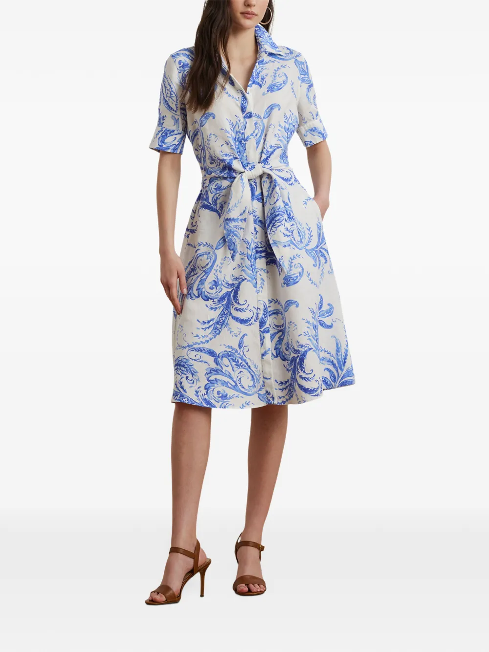 Lauren Ralph Lauren paisley-print dress Wit