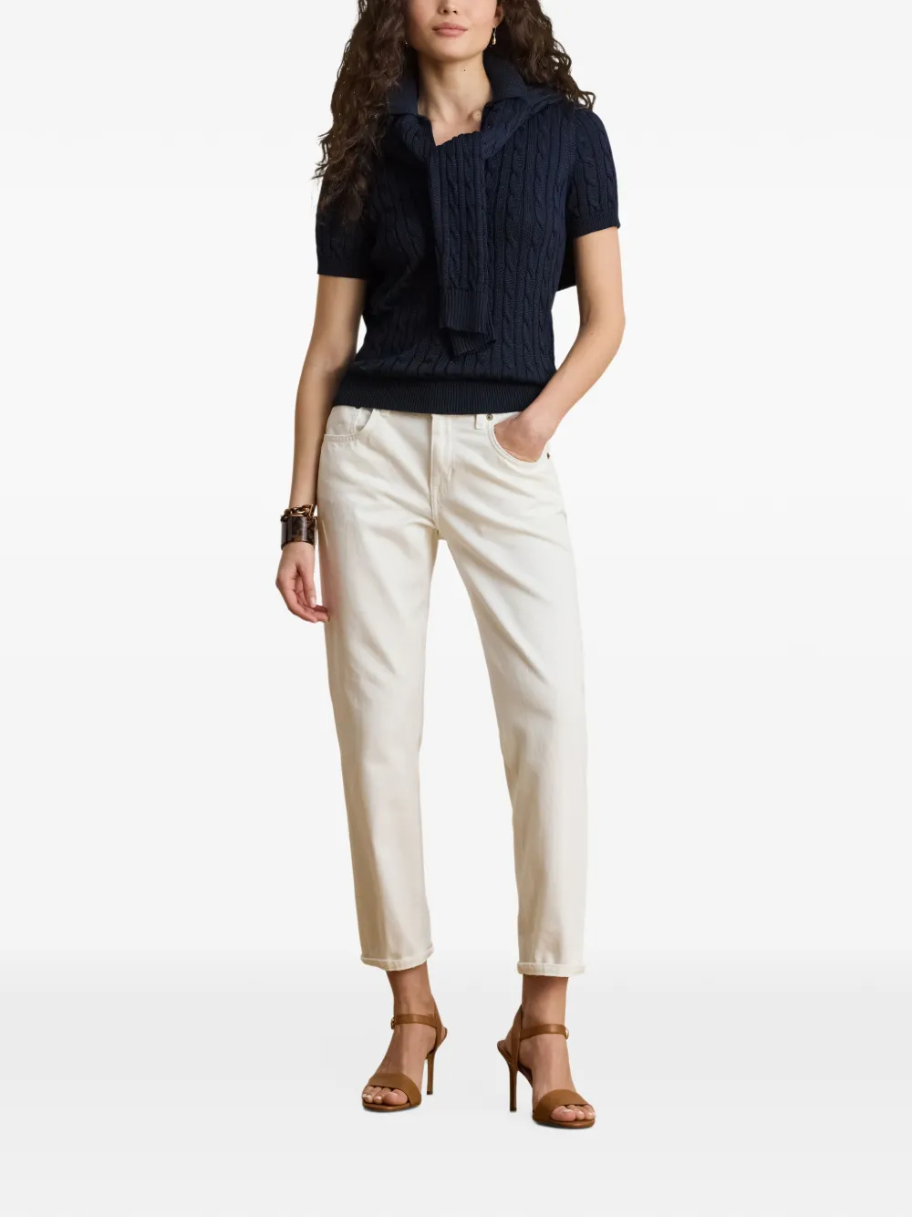 Lauren Ralph Lauren straight-leg jeans Wit