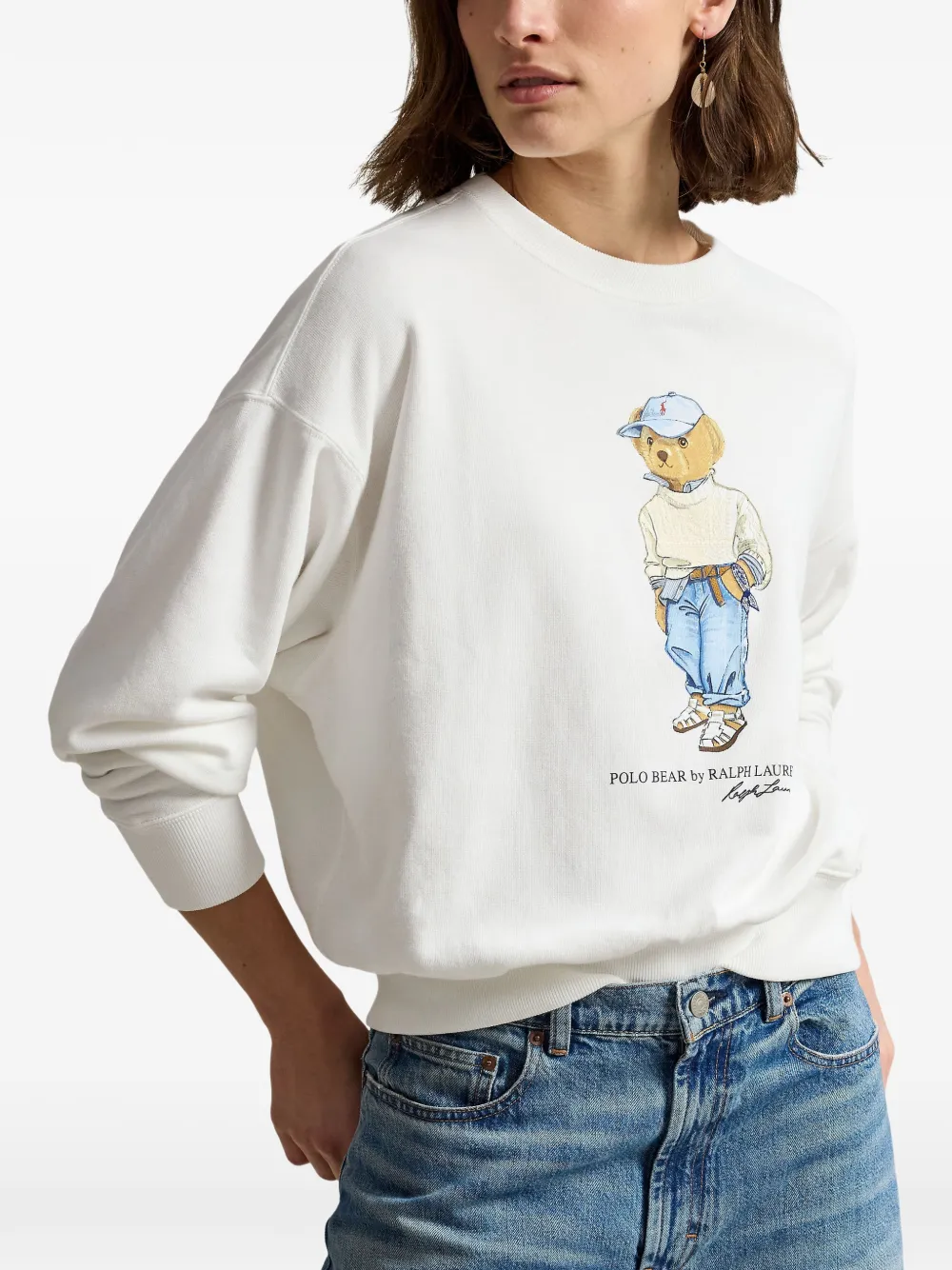 Polo Ralph Lauren Polo Bear graphic sweatshirt Wit