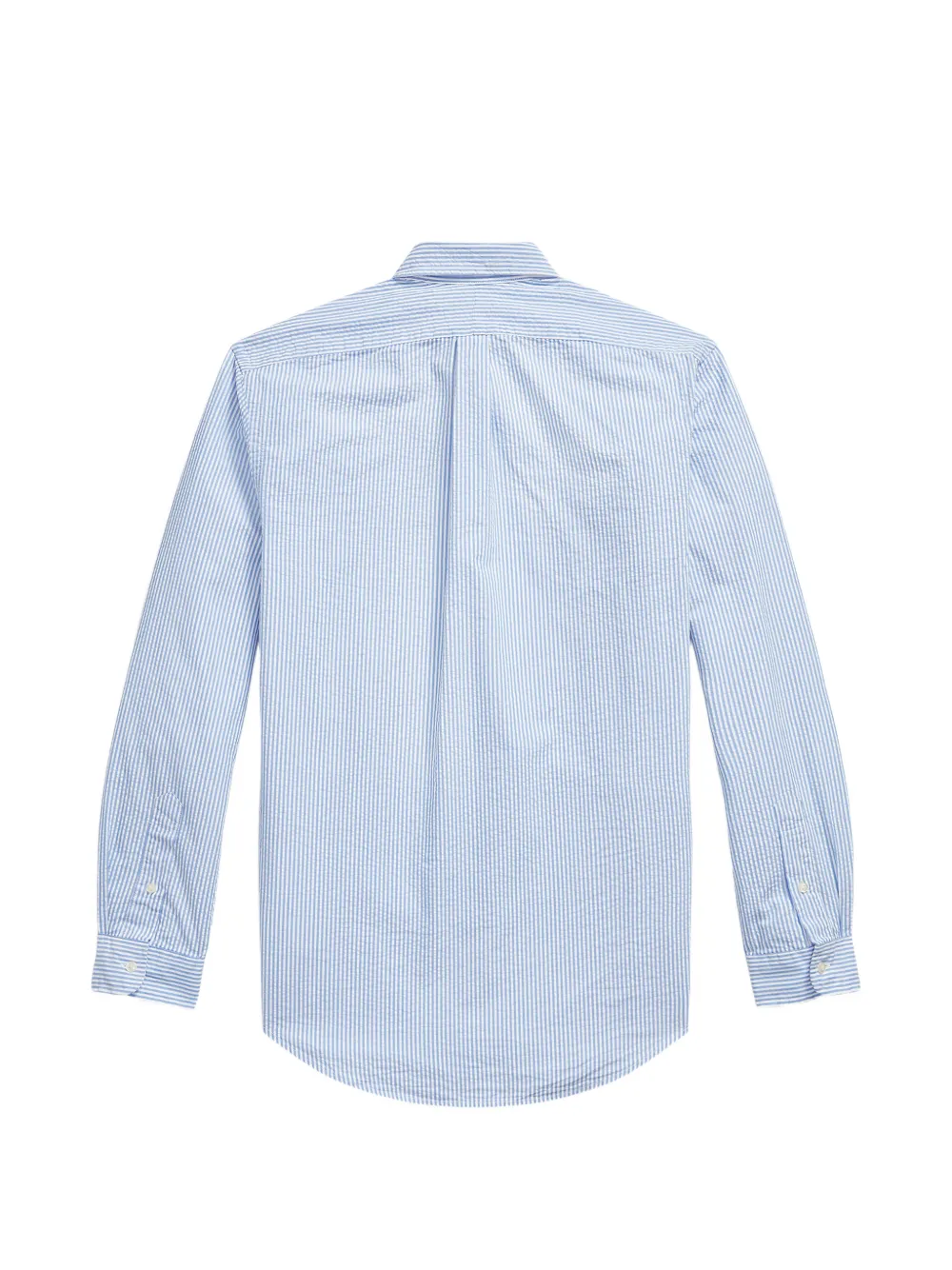 Polo Ralph Lauren striped seersucker shirt Blauw